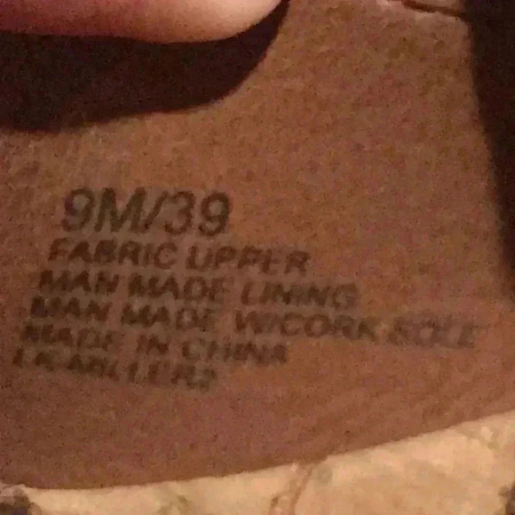 Lucky Brand Miller Slip-On Platform Wedges Size 9 - Picture 8 of 8